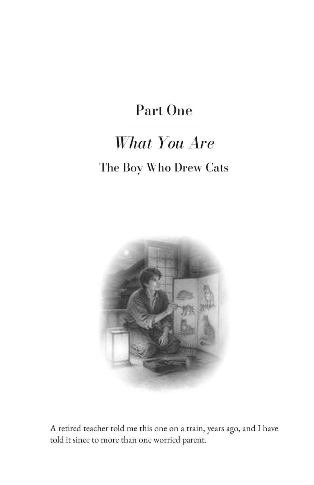 Opening of Part One with its story